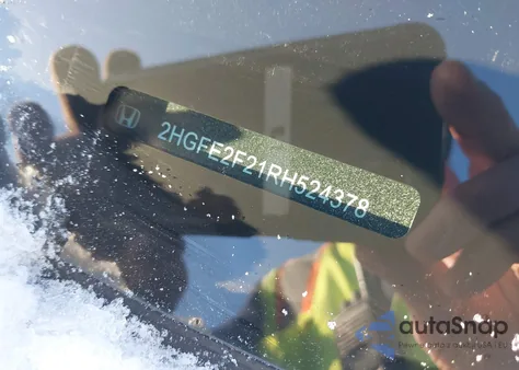 2024 Honda Civic Lx z USA, uszkodzony, nr VIN 2HGFE2F21RH524378